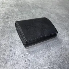 未使用級】SLOW スロウ プエブロレザー ミニウォレット ネイビー 折り