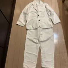 140サイズ ホワイト スーツセット