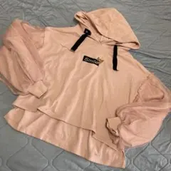 LOVE RABBY フリル袖パーカー J-S ピンク　長袖