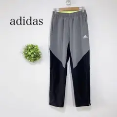 【美品】アディダス【１６０】 スポーツ　パンツ　メッシュ　薄手　サイドファスナー