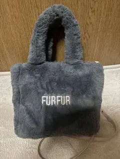 FURFUR エコファートートバッグ チャコールグレー