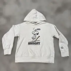 スヌーピー ホワイト パーカー　160cmユニクロUT