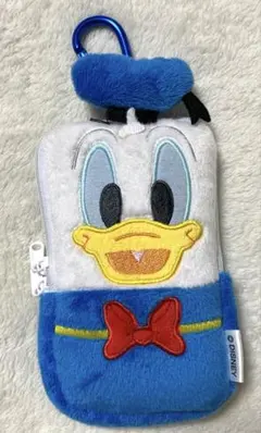 ドナルドダック ポーチ カラビナ付き