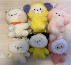 BT21 minini マスコット RJ CHIMMY COOKY 6点セット