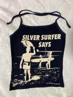 90s ヒステリックグラマー キャミソール ネイビー色