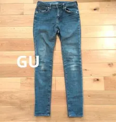 GU スキニーデニム 青　ブルー　70　 L