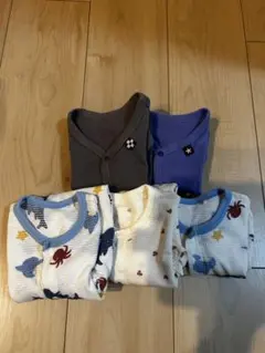 ベビー半袖ロンパース5点セット