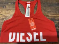 DIESEL レッド スポーツブラ　S 未使用品のサムネイル