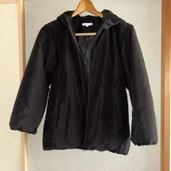 GLOBAL WORK フード付きジャケット 160 ブラック