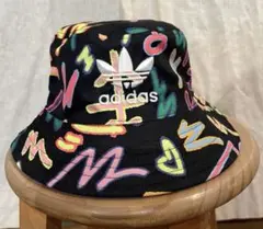 美品 adidas Originals リバーシブル バケットハット