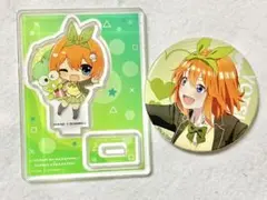 五等分の花嫁 サンリオ アクスタ 缶バッジ 中野四葉②