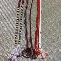 帯締め　3本セット　細平織り