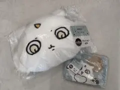 ちいかわ エニマイくじ あのこ 2点セットD賞ポーチ、クッション