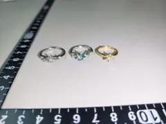 恋と深空 レイ Zayne 雪の結晶 リング 3点セット S925