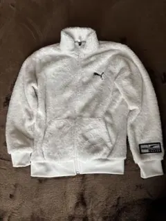 PUMA フリースジャケット ホワイト　130cm