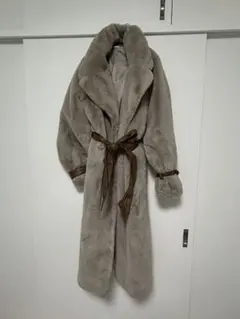 グレー ファーコート