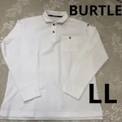 BURTLE バートル長袖ポロシャツ /No665・ホワイト　LLのサムネイル
