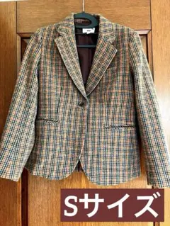 ユニクロ　INES DE LA FRESSANGE チェック柄ジャケット S