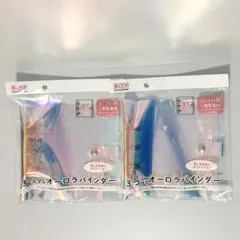 セリア　3つ穴　オーロラバインダー　B7サイズ　2点セット