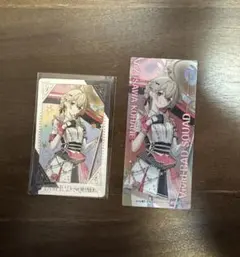 け*ろ様 プロセカ　5周年　感謝祭　グリーティングカード　クリアしおり　小豆沢こ