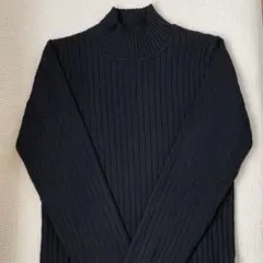 薄手　黒ニット　M