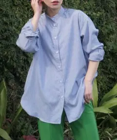 今月処分！最終値下げ！CORNERS アソートバンドカラーシャツ　Ｌサイズ