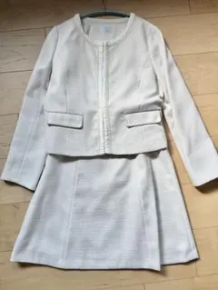 INDEX ノーカラージャケット・スカートセットアップ　入学式　セレモニー