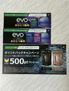 ファミリーマート限定サンプルたばこ引換券２枚