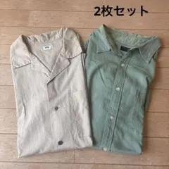 メンズ半袖シャツ 2枚組　まとめ売り　ユニクロ　ライトオン　UNIQLO