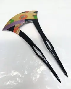 簪　かんざし　髪飾り　骨董　レトロ　アンティーク　バチ型かんざし　和装小物　和服