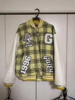 チェックのわんわん大学ジャケット◇GALFY グリーン大型犬(XL) 新品