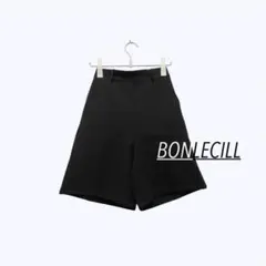 ＊ 美品 ボンルシール ブラック ショートパンツ ハーフパンツ Ｍ 春夏のサムネイル