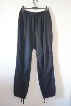 25SS COMOLI コットンジャージ ニータックパンツドローコードパンツ1