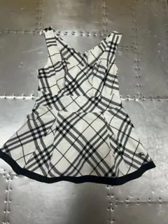 Burberry ブルーレーベル ノースリーブ チェック柄 トップス 36サイズ