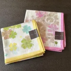 CELINE 花柄ハンカチ 2枚セット