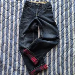 GAP DENIM キッズ デニムパンツ 裏地チェック柄のサムネイル