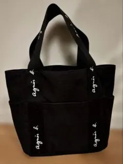 agnesb. アニエスベー 黒 ミニトートバッグ Ｓ