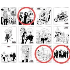 東京リベンジャーズ 原画展 ミニ色紙コレクションB 3種セット