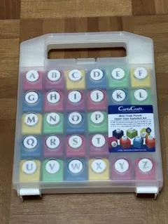 CarlaCraft Mini Oval Punch アルファベットセット