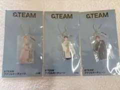 &TEAM アクリルキーチェーン 3種セット YUMA JO FUMA