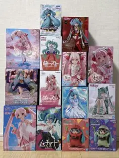 2箱からバラ売り可能！ 初音ミク フィギュア まとめ売り 15点セット