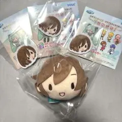セガラッキーくじ 初音ミク ふわぷち MEIKO セット　ステッカー　ぬいぐるみ