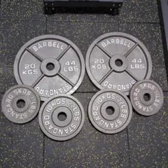 ■売り切れ終了■オリンピックプレート計105kg 50mmバーベルプレート □売り切れ終了□オリンピックプレート計105kg 50mmバーベルプレート