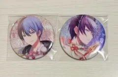 プロセカ 青柳冬弥 グリッター缶バッジ セット