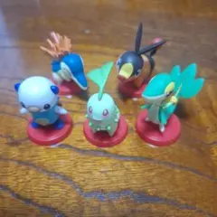 チョコエッグ　ポケモン　旅立ちの3匹　5個