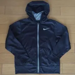 NIKE THERMA-FITフルジップパーカー ブラック　ジュニア　サイズL