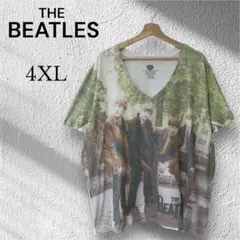 ビートルズ vintage フォトTシャツ バンド 総柄 ヴィンテージ 古着