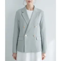 ロペピクニック 金ボタンジャケット M グレー UVカット