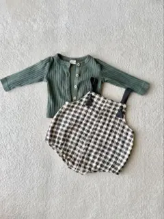 ロンパース・カーディガン2点セット　 70㎝