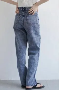 ハイウエストストレートデニム